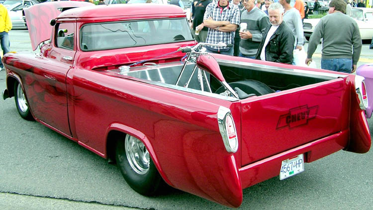 56 Chevy Chopped Cameo Pickup Custom