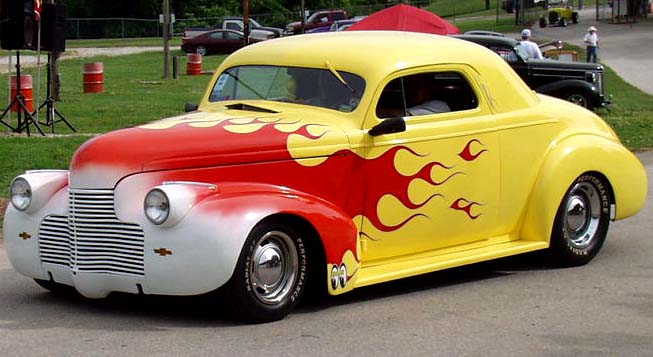 40 Chevy Chopped 3W Coupe