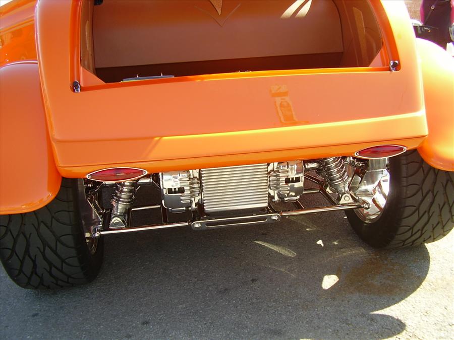32 Ford Chopped 3W Coupe Detail